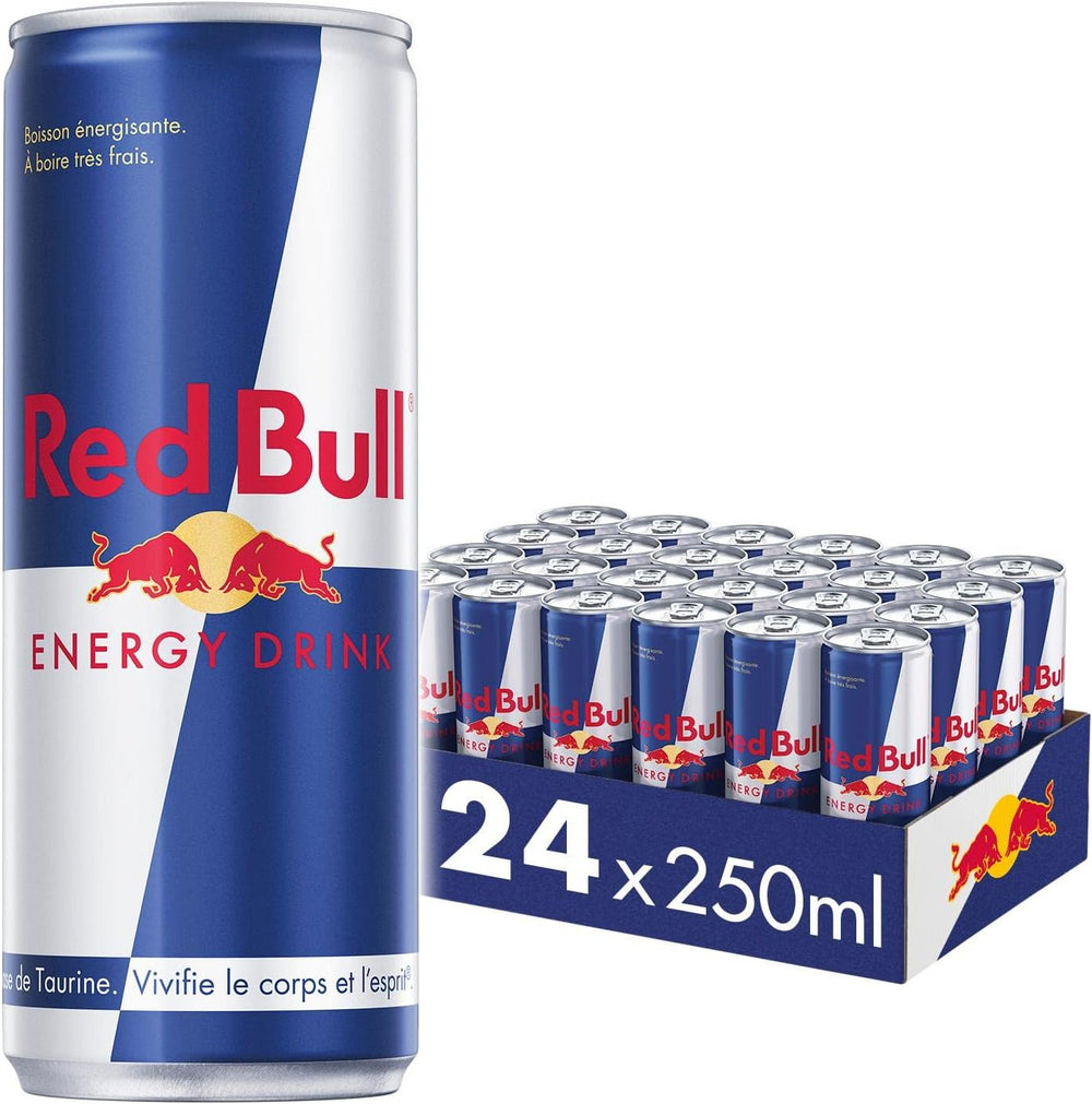 Red Bull Energy Drink - Pack de 24 Cannettes 250ml