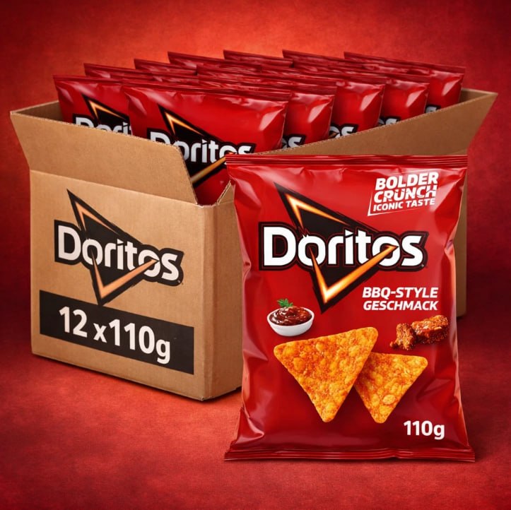 Doritos BBQ Style - Pack de 12 Sachets 110g