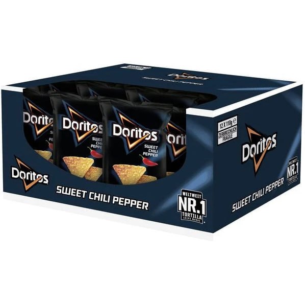Doritos Sweet Chili Pepper - Pack de 12 Sachets 110g