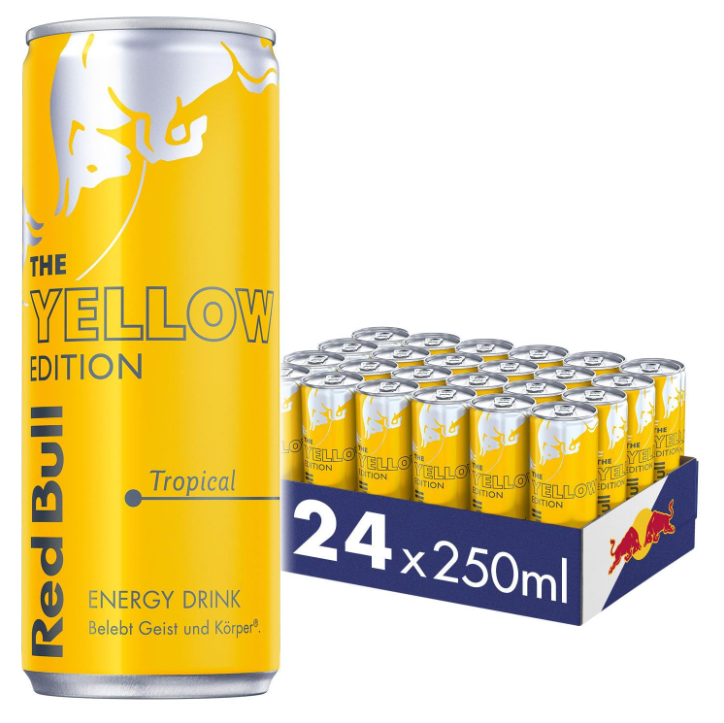 Red Bull The Tropical Edition | Pack de 24 Cannettes 250ml