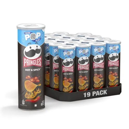 Pringles Hot & Spicy - Pack de 19 Tubes
